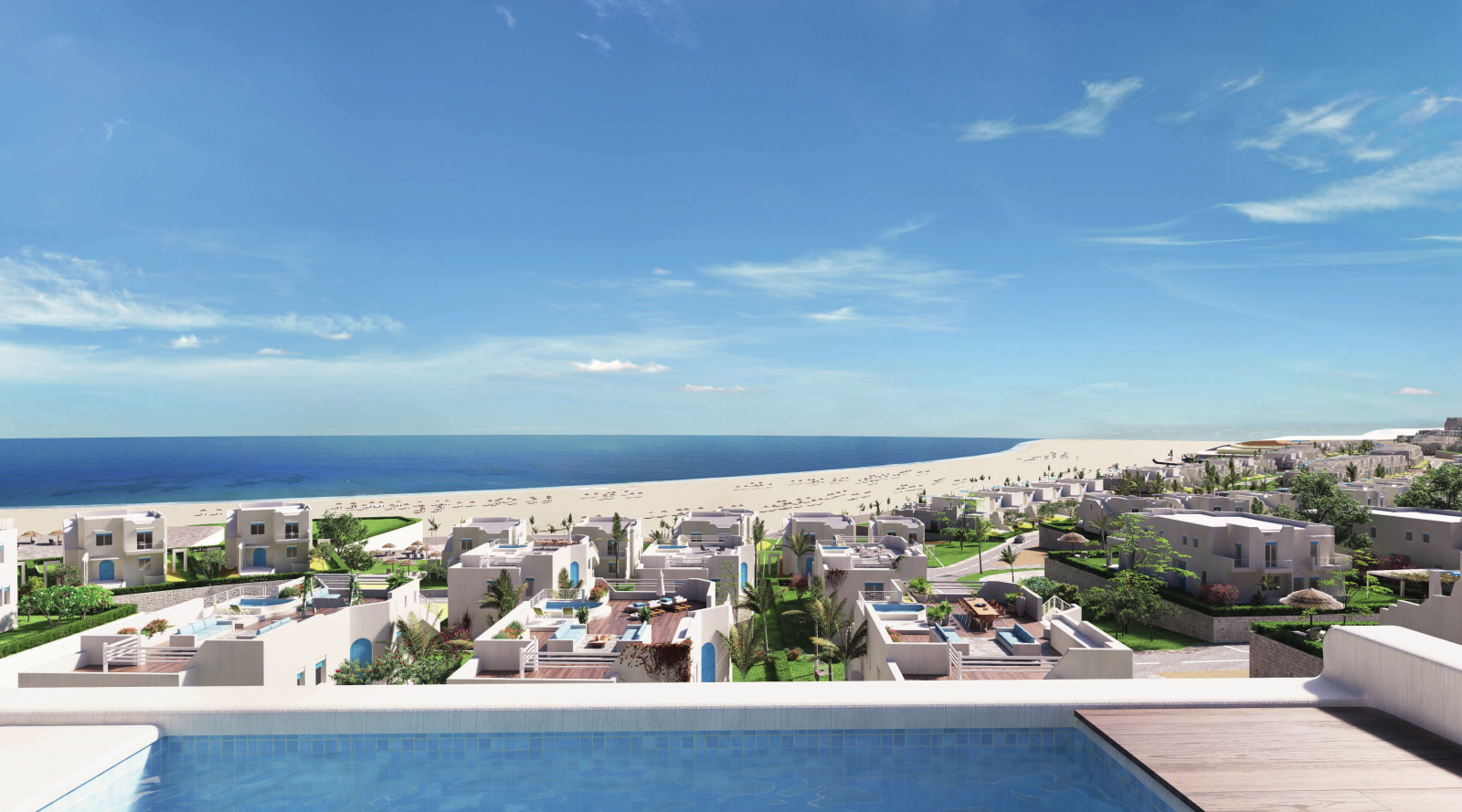 قرية هاسيندا وايت الساحل الشمالي بالم هيلز العقارية - Hacienda White ...
