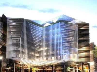Where is Aurora Mall located in the new capital?
