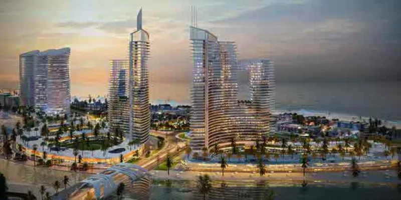 What is the location of The Gate Towers New Alamein?