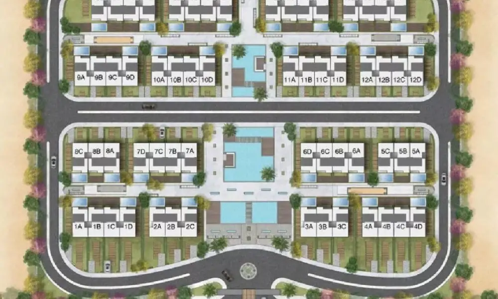 كمبوند بارك ديل زايد الجديدة لاند مارك للتطوير العقاري - Parkdale New Zayed Compound