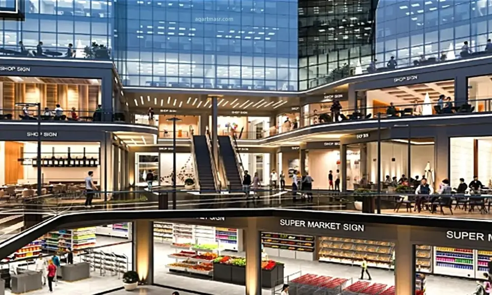 مول سنتو بيزنس العاصمة الإدارية بروق للتطوير العقاري - Centoo Business Complex New Capital Mall