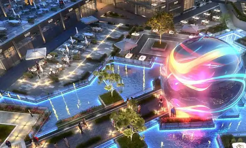 مول اي في بيزنس بارك التجمع الخامس ويلث للتطوير العقاري - IV Business Park New Cairo Mall