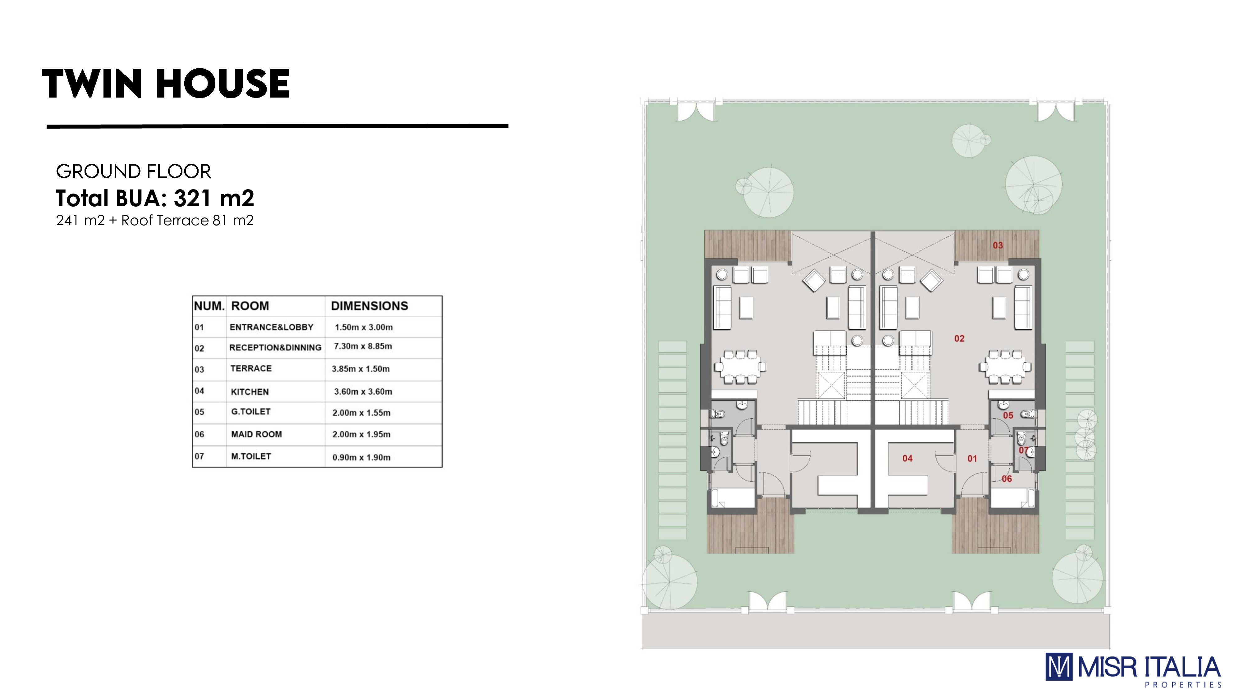 Floor Plan - IL Bosco New Capital Compound Misr Italia