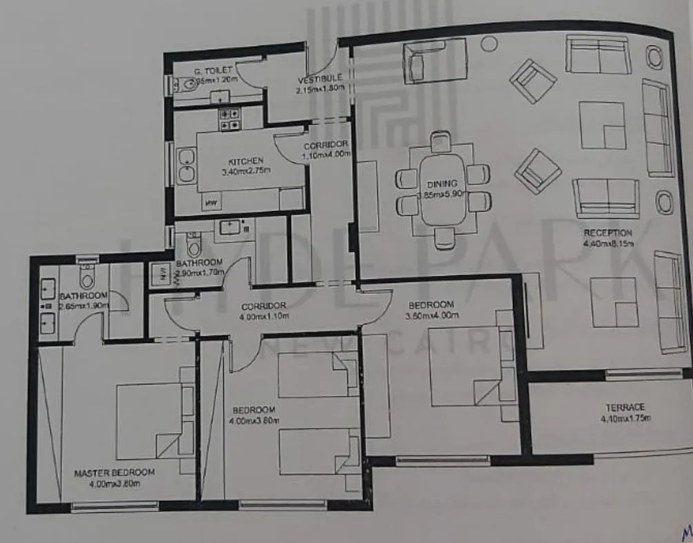 Apartment - تاوني هايد بارك 6 اكتوبر - Tawny Hyde Park 6th October