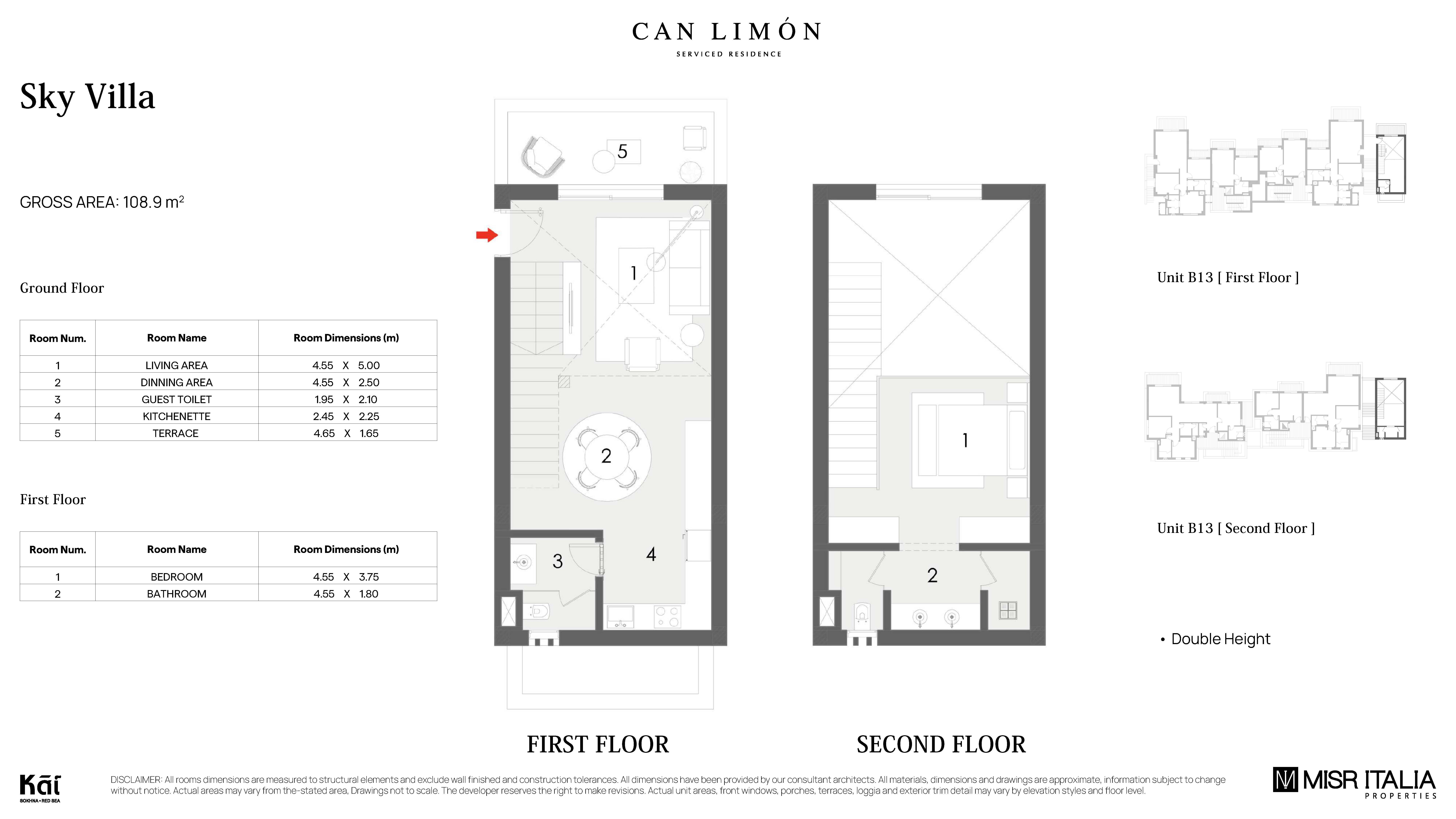 Floor Plan - قرية كاي العين السخنة مصر إيطاليا - Kai Ain Sokhna