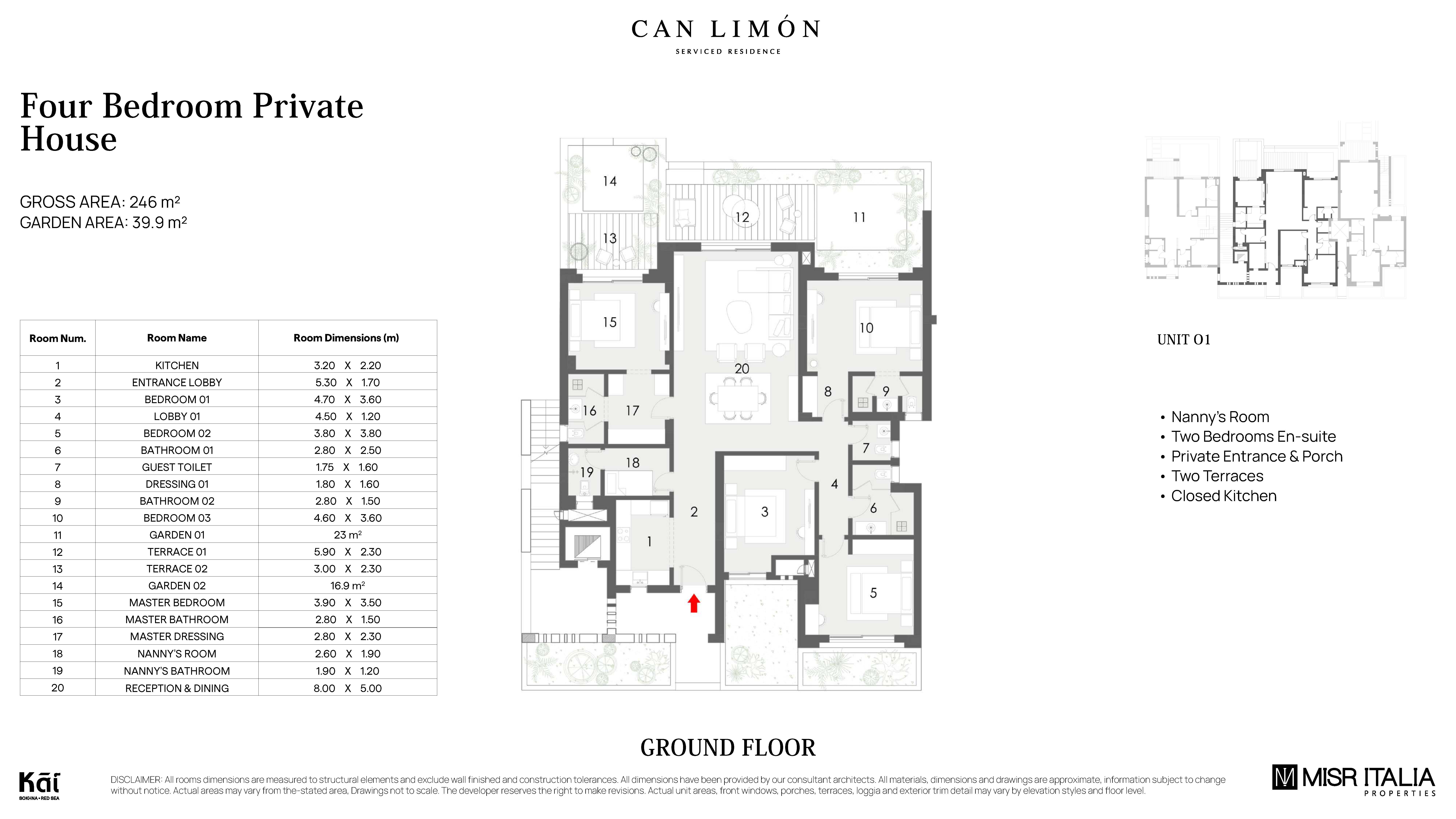 Floor Plan - قرية كاي العين السخنة مصر إيطاليا - Kai Ain Sokhna
