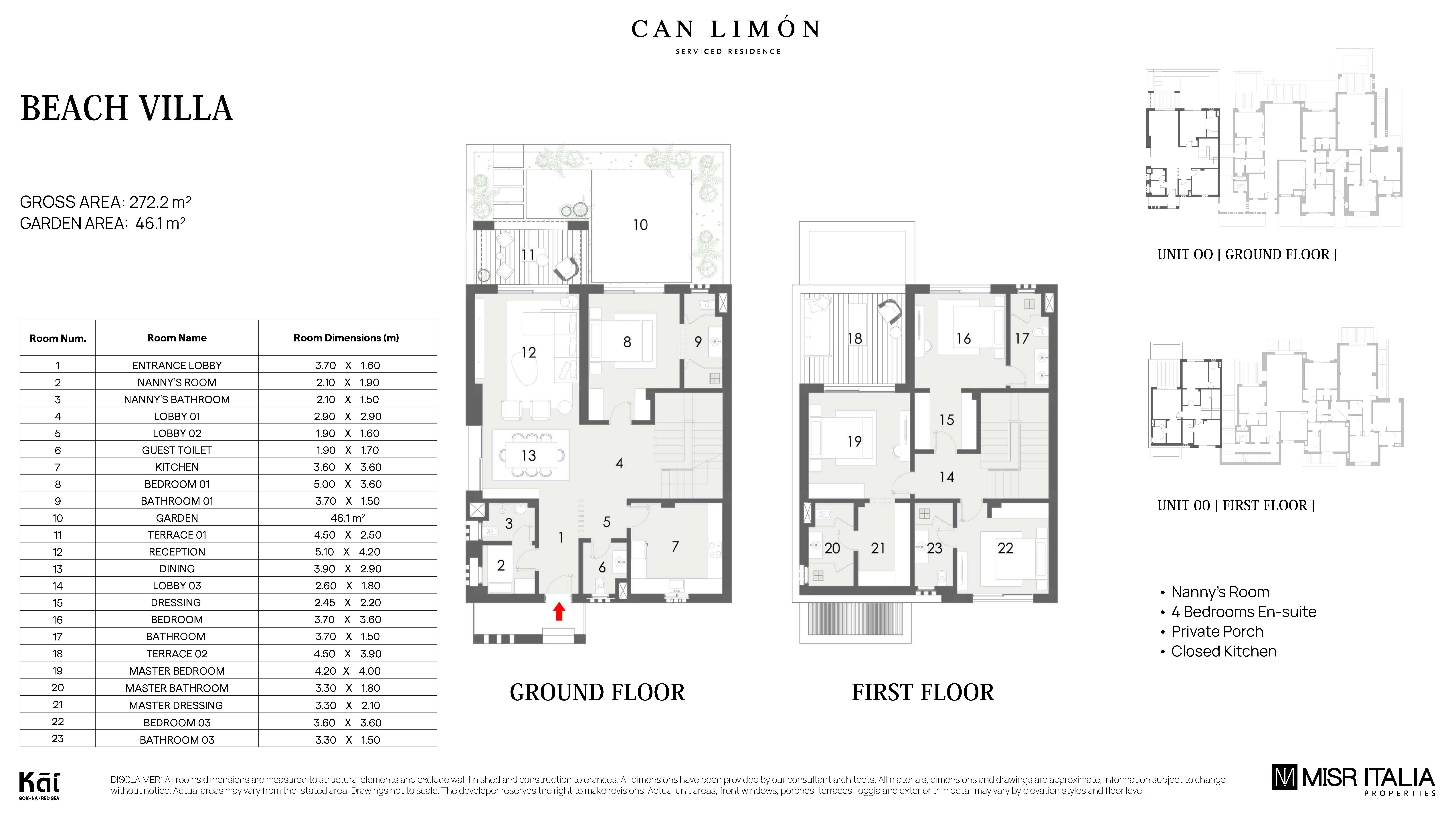 Floor Plan - قرية كاي العين السخنة مصر إيطاليا - Kai Ain Sokhna