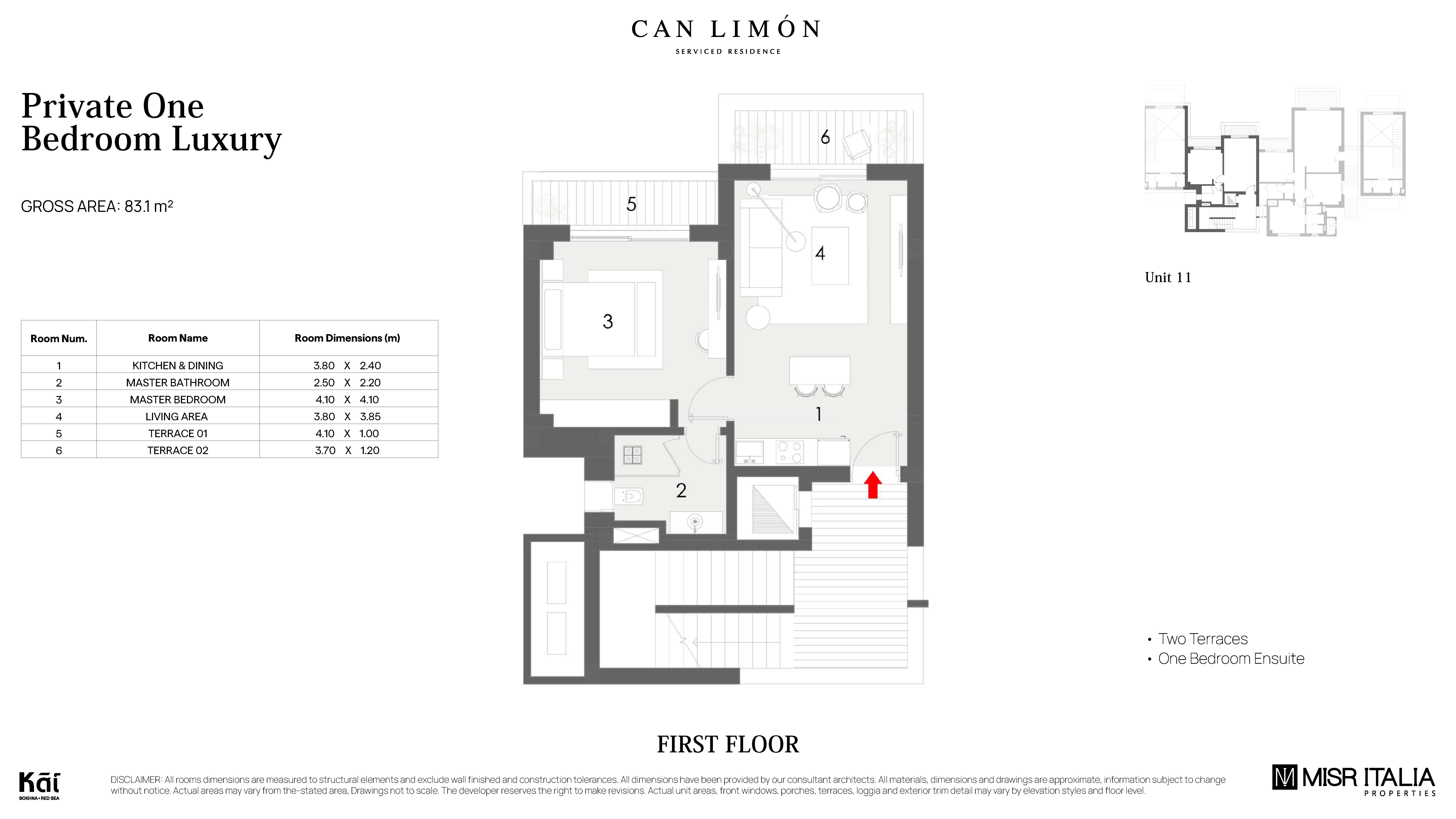 Floor Plan - قرية كاي العين السخنة مصر إيطاليا - Kai Ain Sokhna