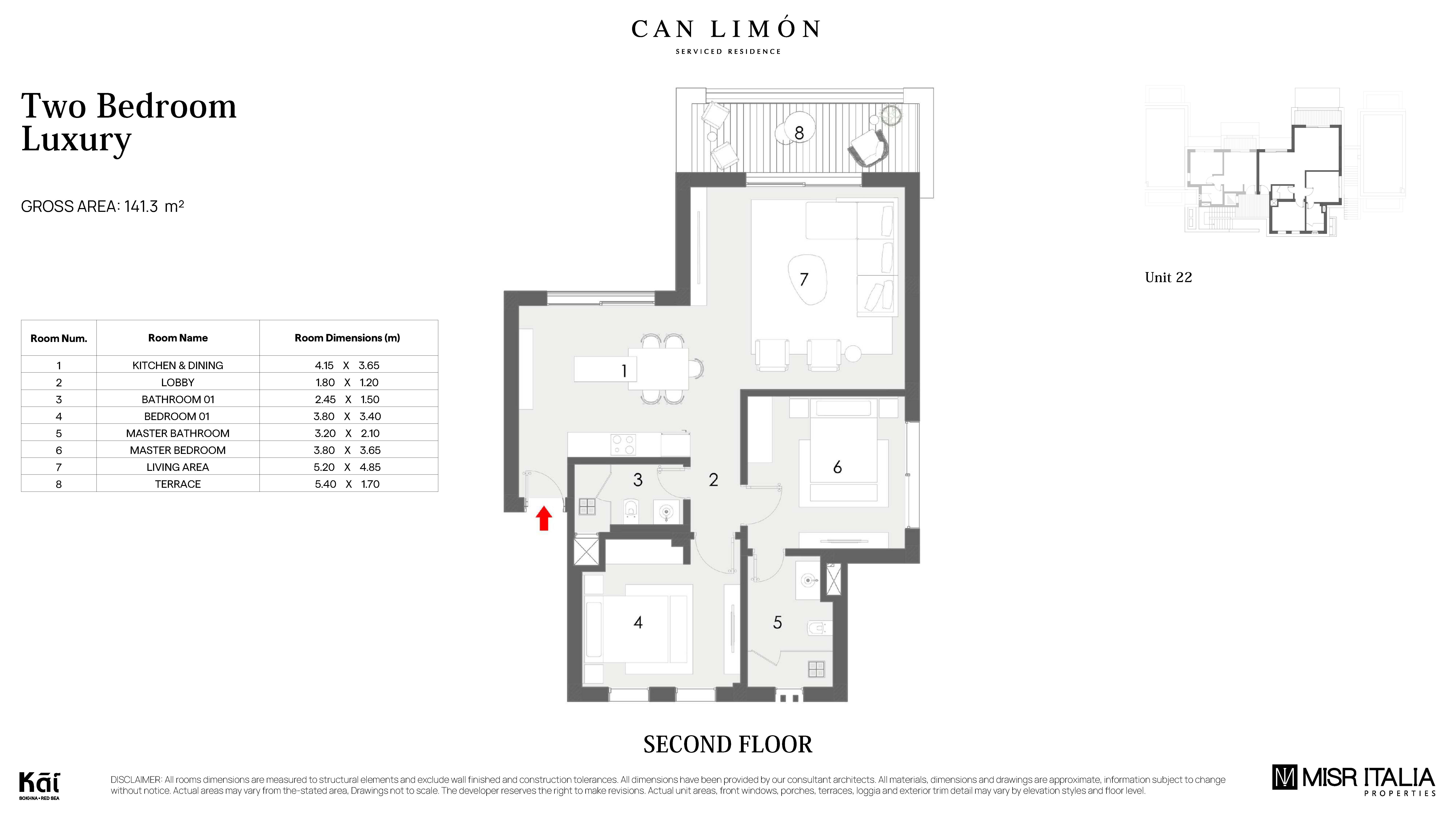 Floor Plan - قرية كاي العين السخنة مصر إيطاليا - Kai Ain Sokhna