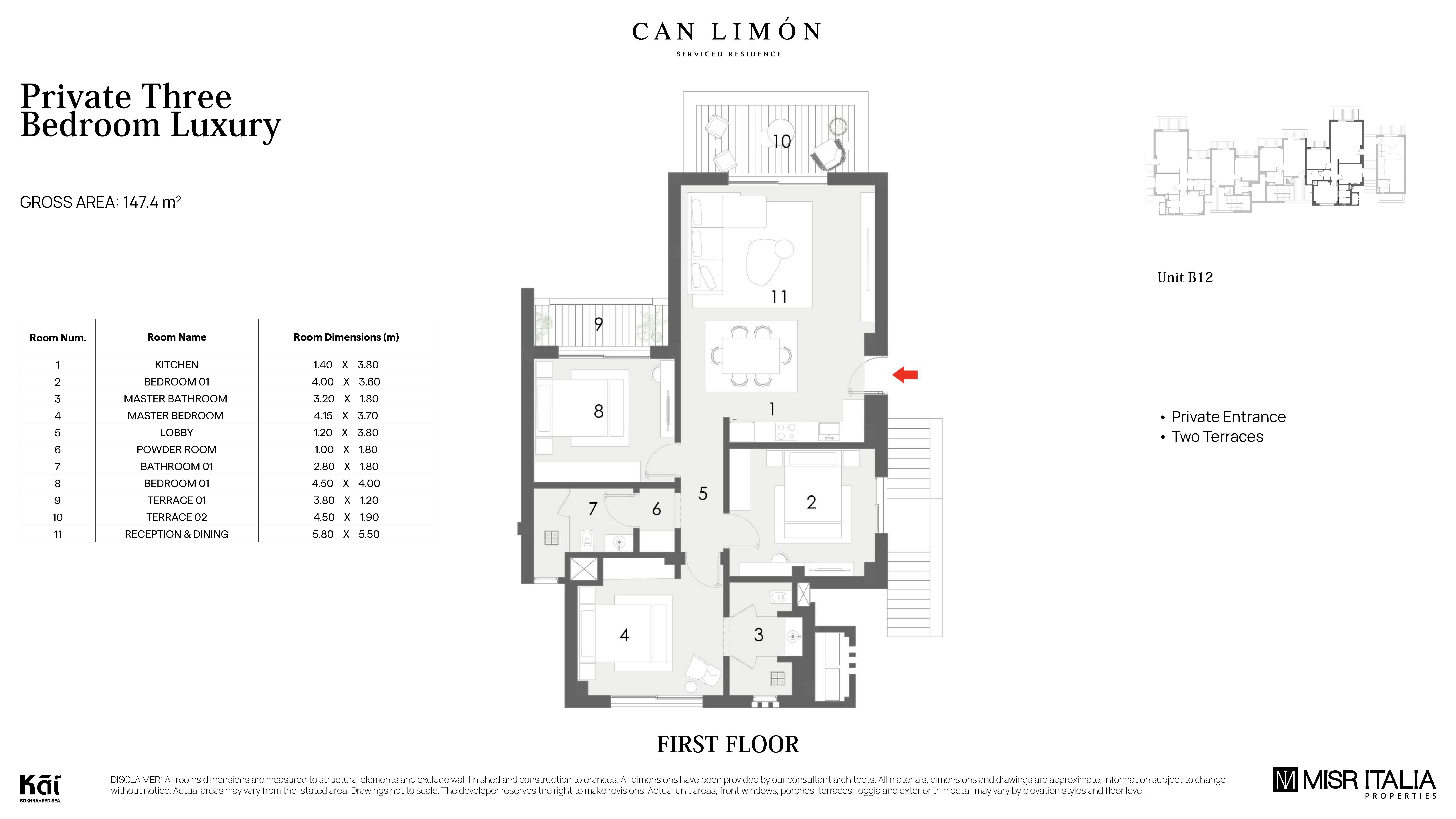 Floor Plan - قرية كاي العين السخنة مصر إيطاليا - Kai Ain Sokhna