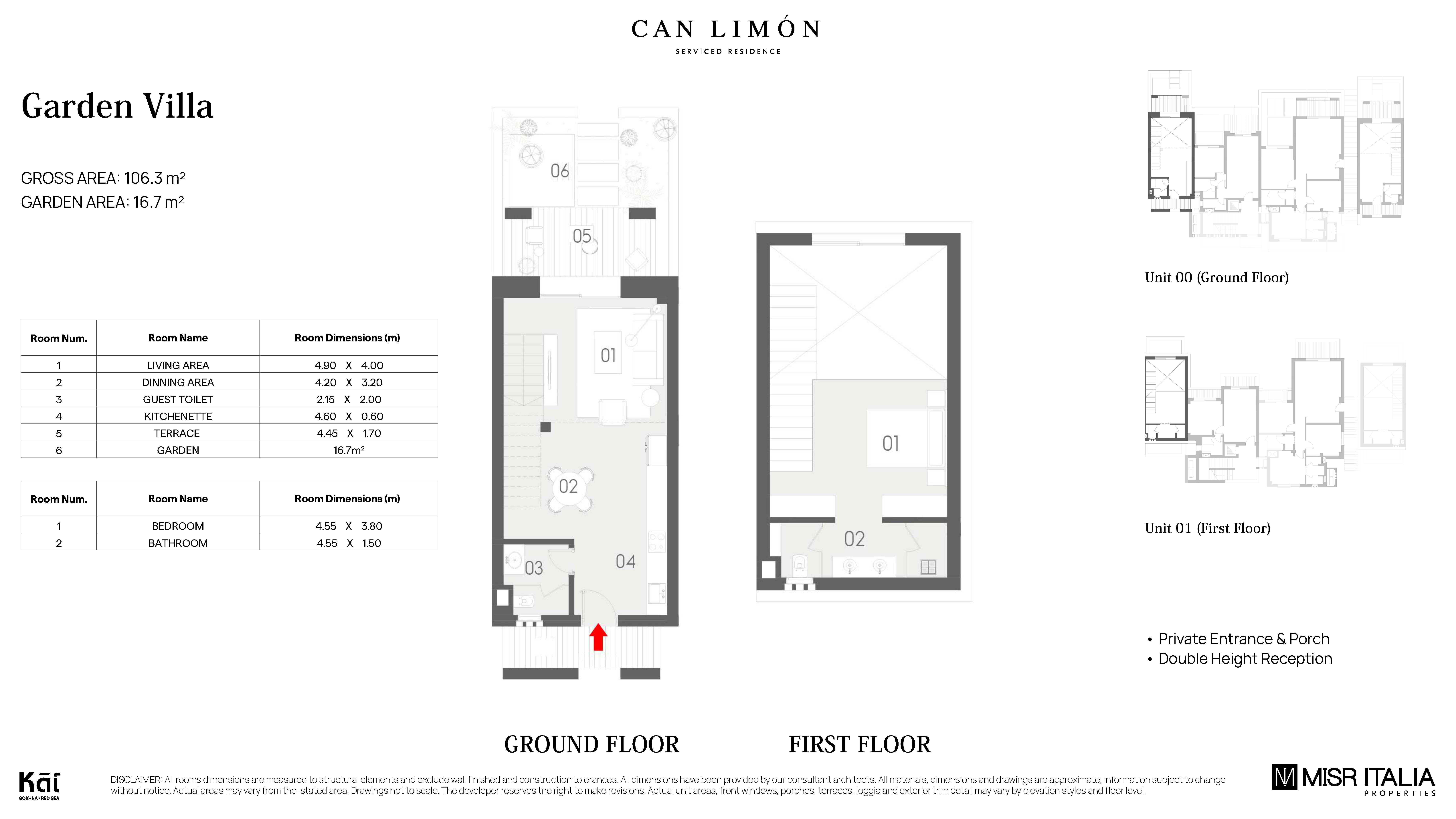 Floor Plan - قرية كاي العين السخنة مصر إيطاليا - Kai Ain Sokhna