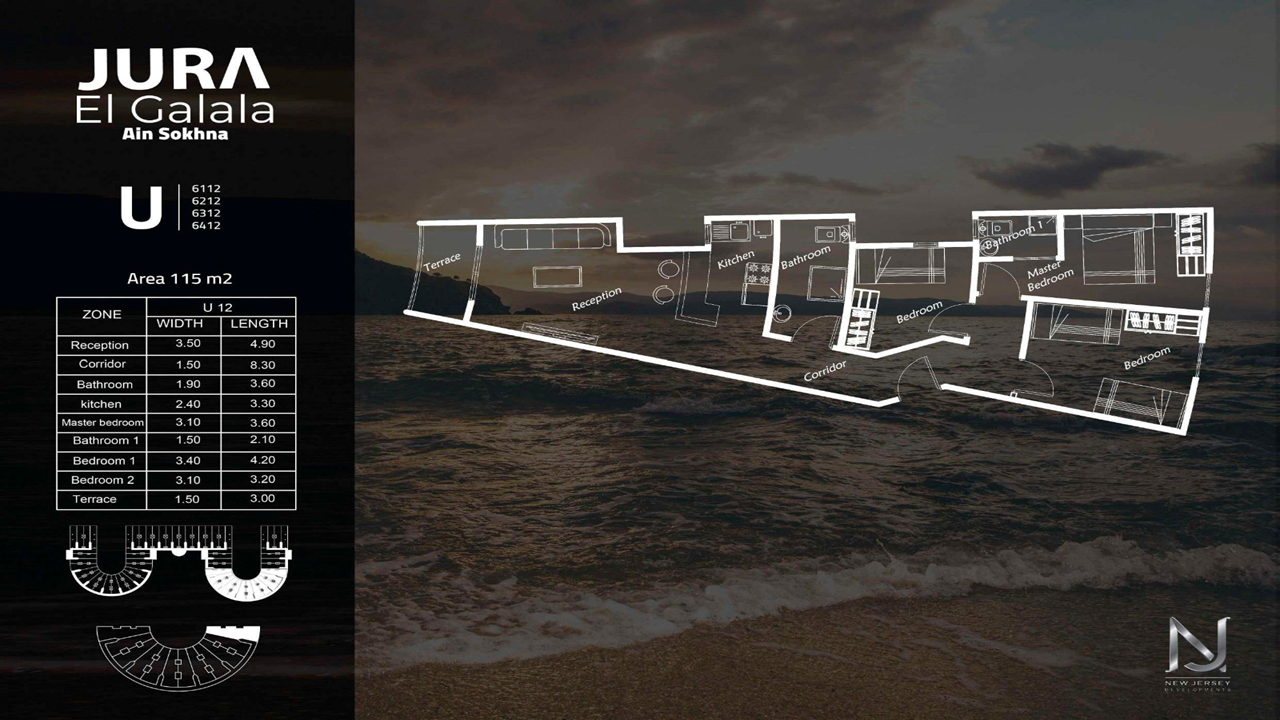 Floor Plan - Jura El Galala Ain Sokhna New Jersey Development
