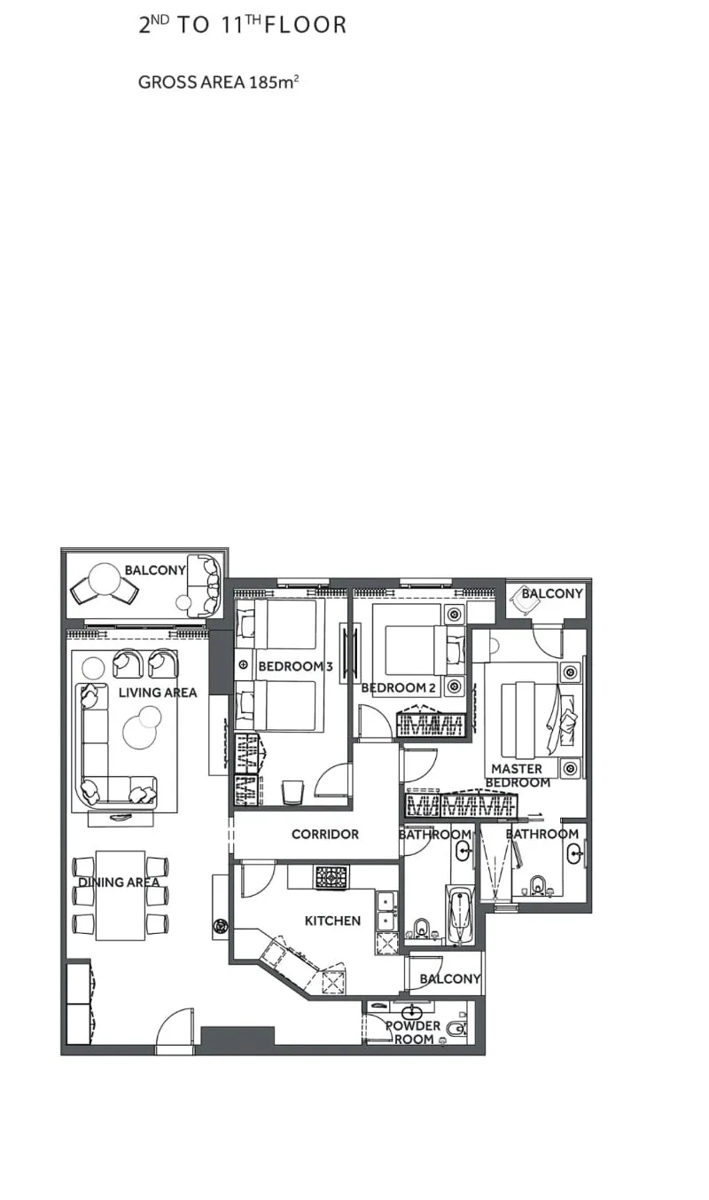 Apartment - قرية اروما بيتش العين السخنة ريزيدنس للتطوير العقاري - Aroma Beach Sokhna