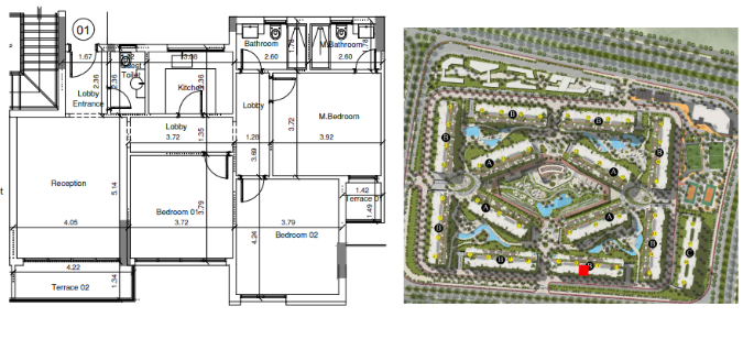 Floor Plan - Scene 7 New Capital Compound AKAM Developments