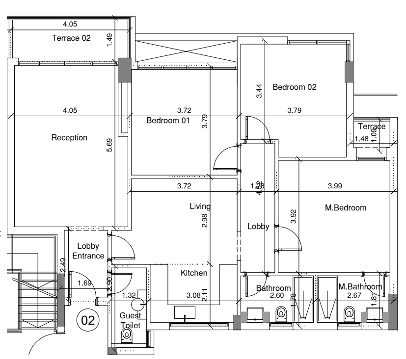Floor Plan - كمبوند سين 7 العاصمة الادارية الجديدة أكام للتطوير العقاري - Scene 7 New Capital Compound