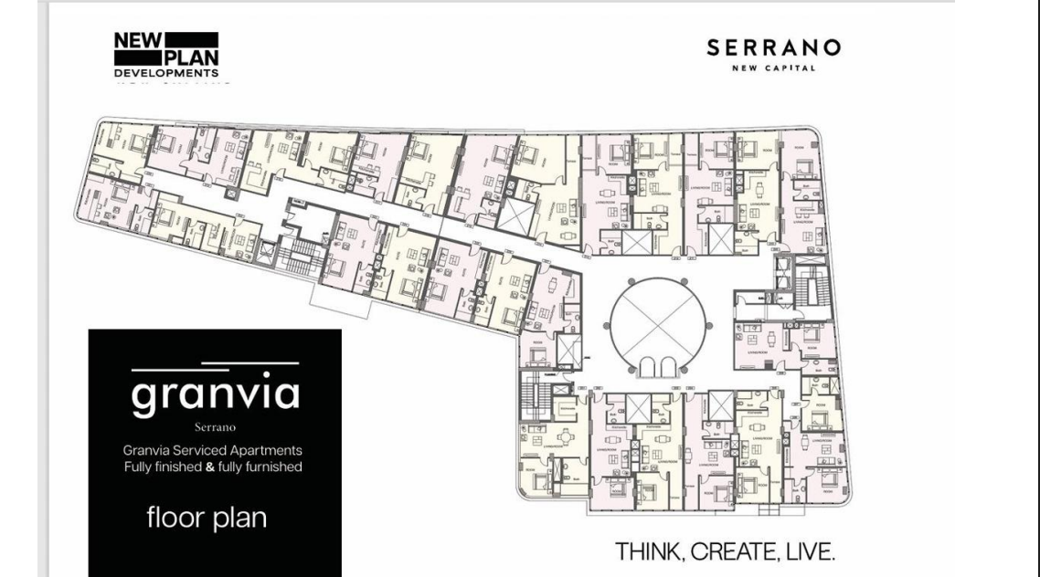 Floor Plan - كمبوند سيرانو العاصمة الادارية الجديدة نيو بلان العقارية - Serrano New Capital Compound