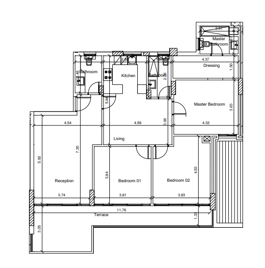 Floor Plan - Scenario New Capital Compound Akam Developments