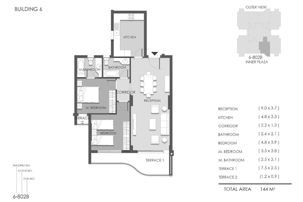 Plan 38 - Rivan New Capital Compound Al Tameer Arabian