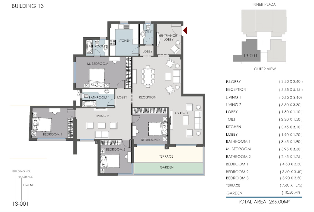 Plan 88 - Rivan New Capital Compound Al Tameer Arabian