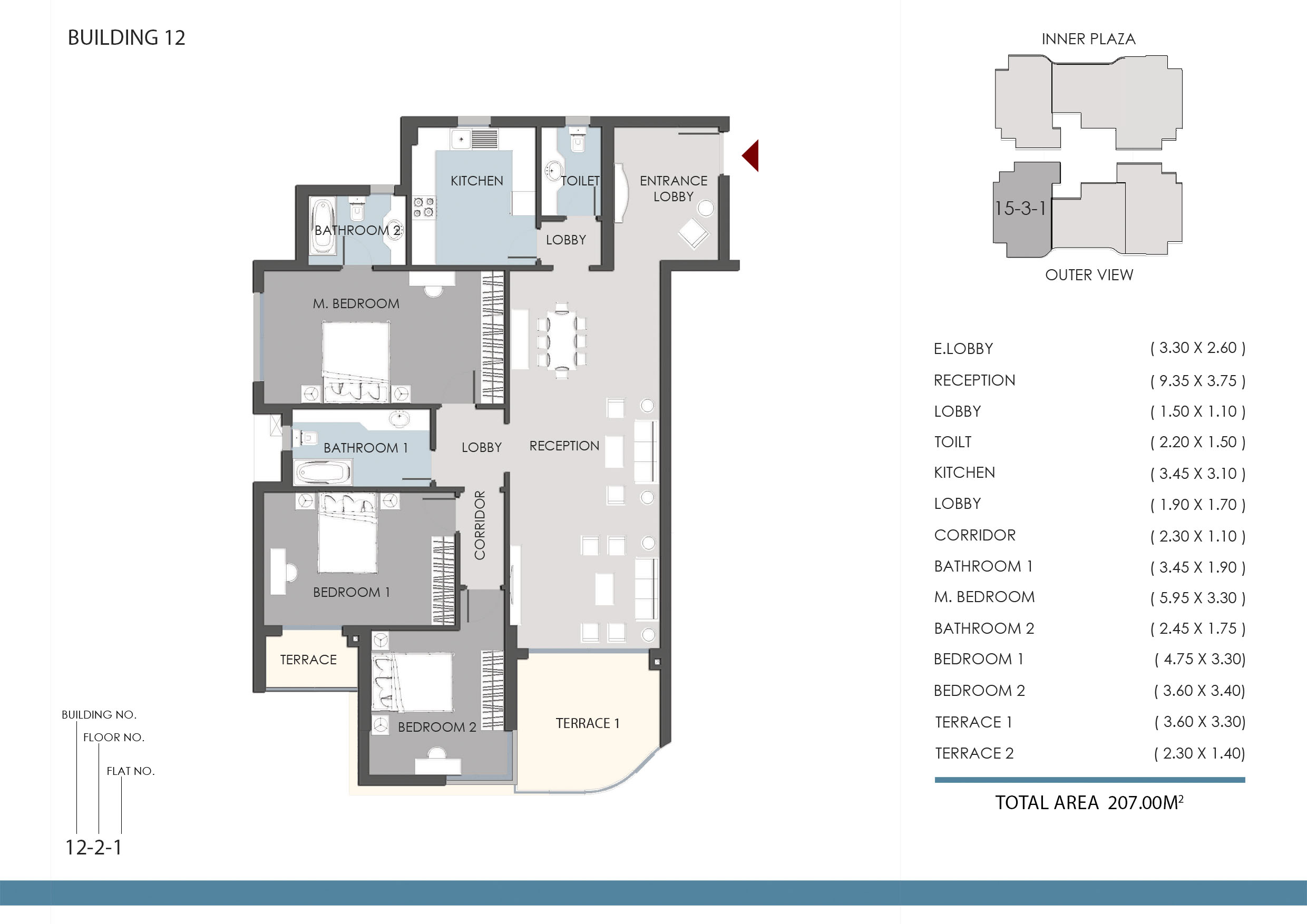 Plan 61 - Rivan New Capital Compound Al Tameer Arabian
