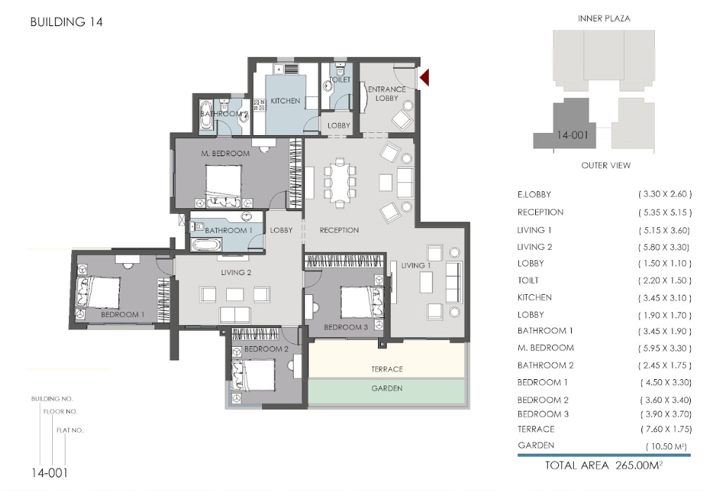 Plan 86 - Rivan New Capital Compound Al Tameer Arabian
