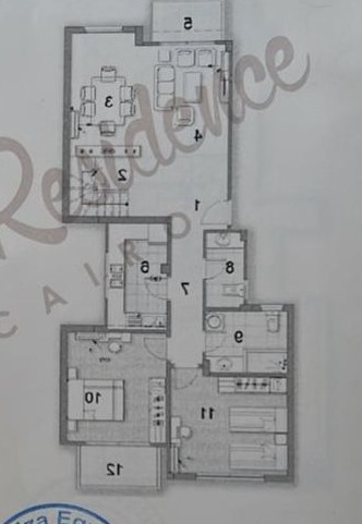 Floor Plan - Stone Residence New Cairo Compound Roaya Group