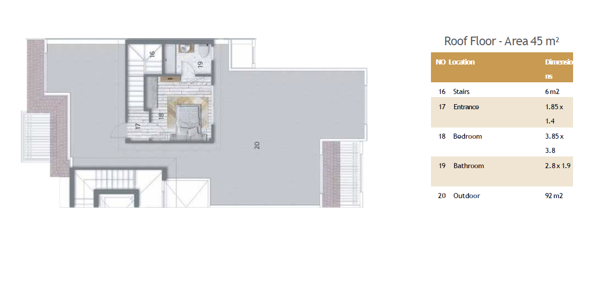 Plan 4 - Stone Residence New Cairo Compound - PRE