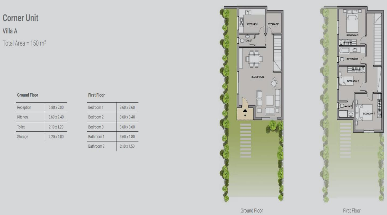 Floor Plan - كمبوند سراي القاهرة الجديدة مدينة مصر للإسكان والتعمير - Sarai Compound New Cairo