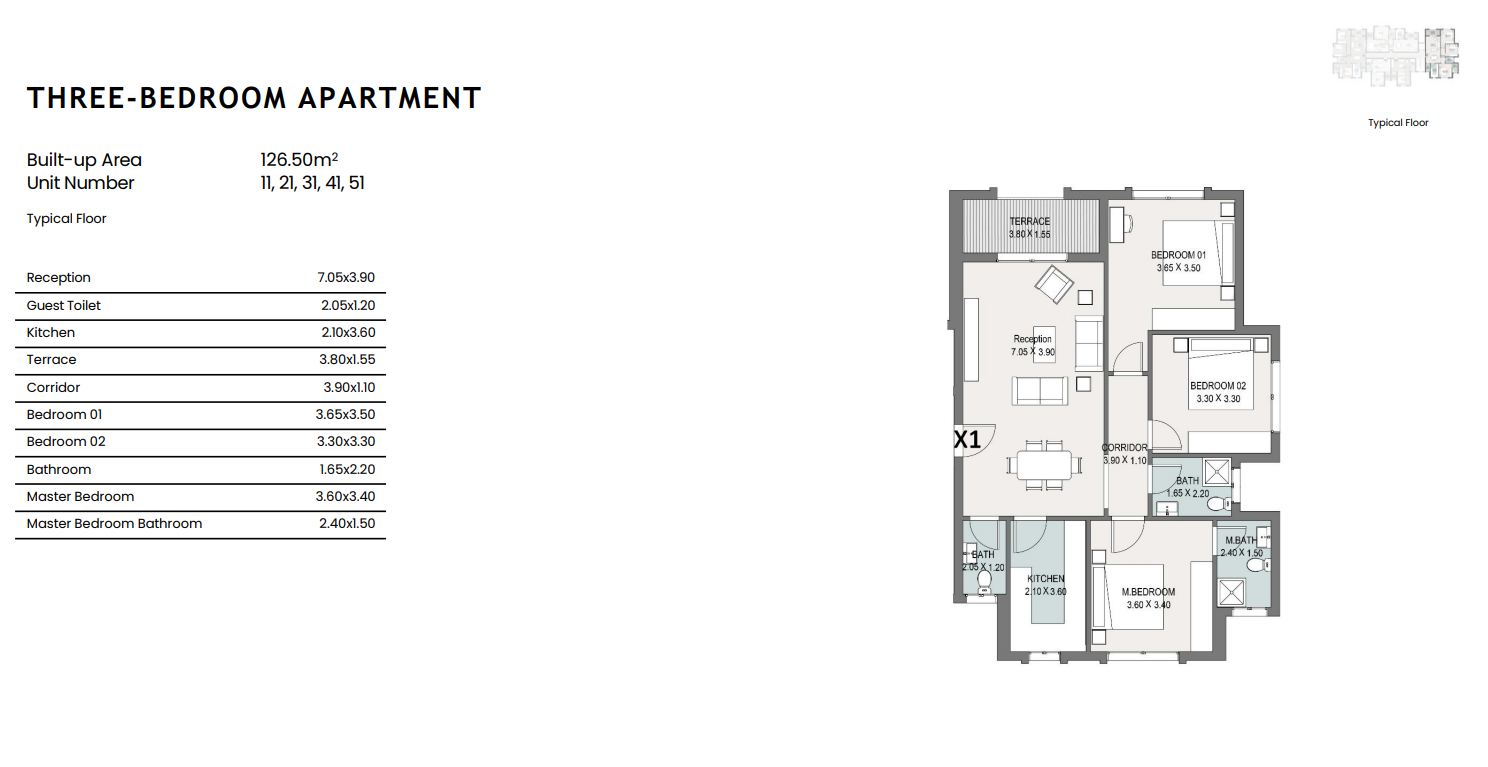 Floor Plan - كمبوند سراي القاهرة الجديدة مدينة مصر للإسكان والتعمير - Sarai Compound New Cairo