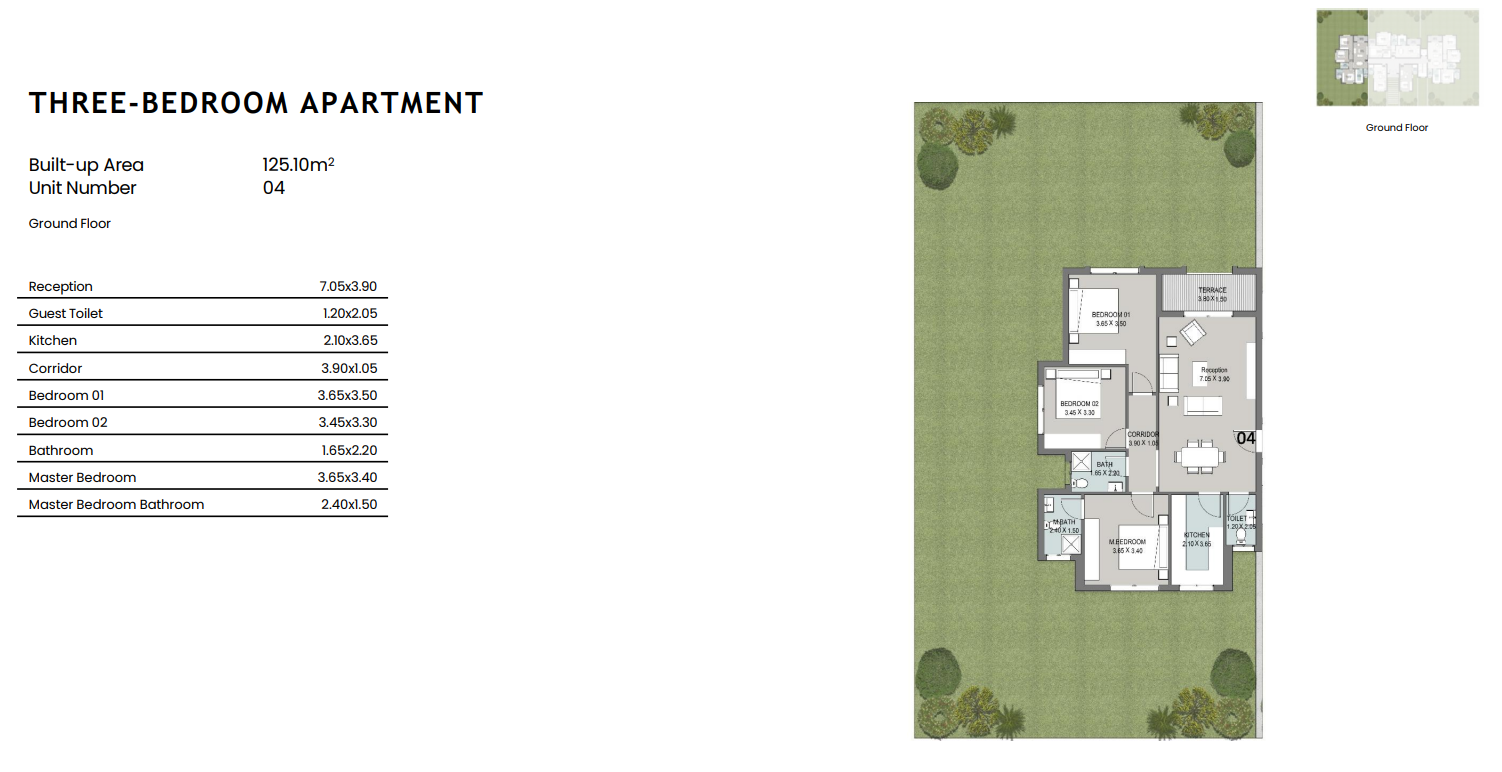 Floor Plan - كمبوند سراي القاهرة الجديدة مدينة مصر للإسكان والتعمير - Sarai Compound New Cairo