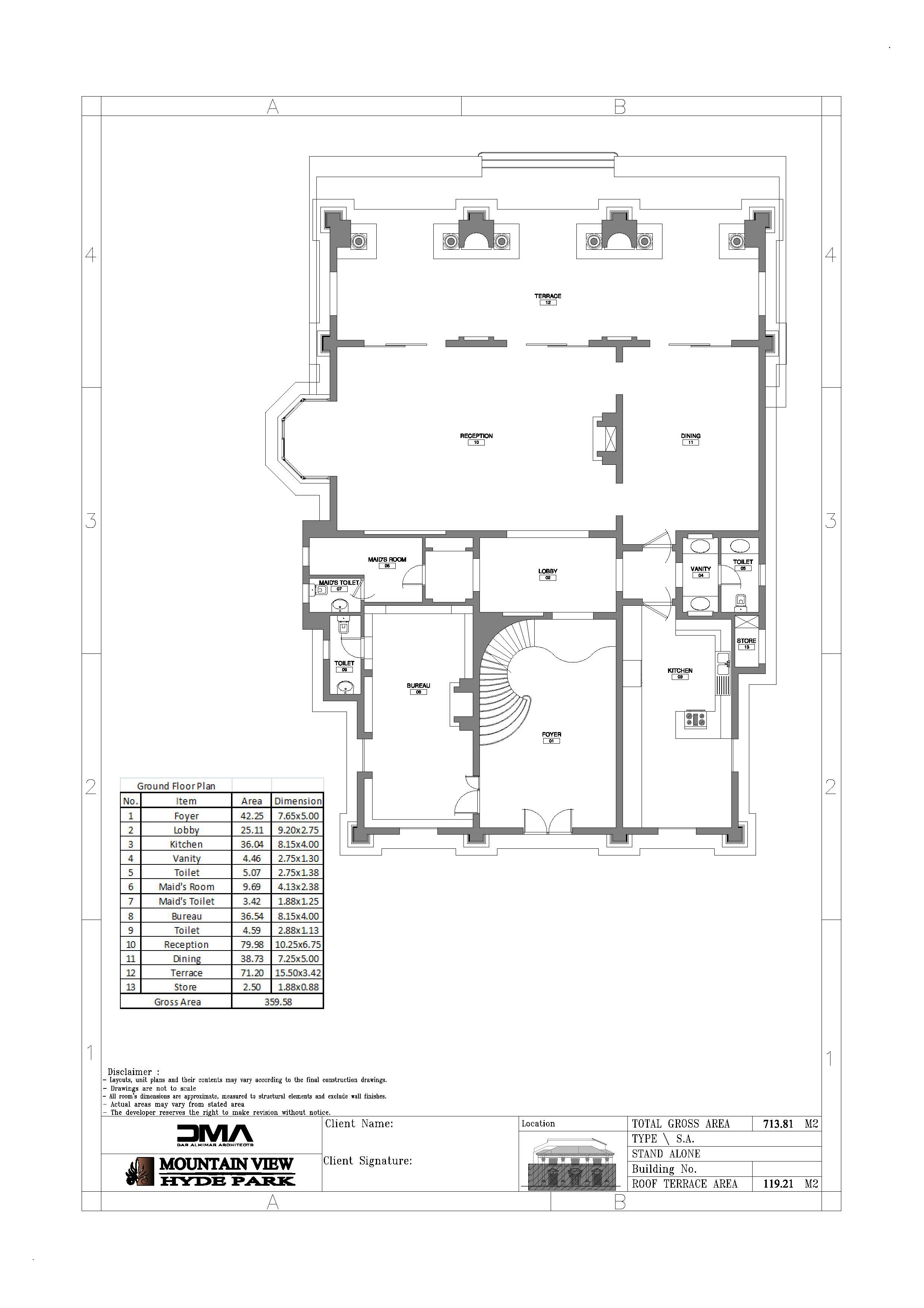Floor Plan - Mountain View Hyde Park New Cairo