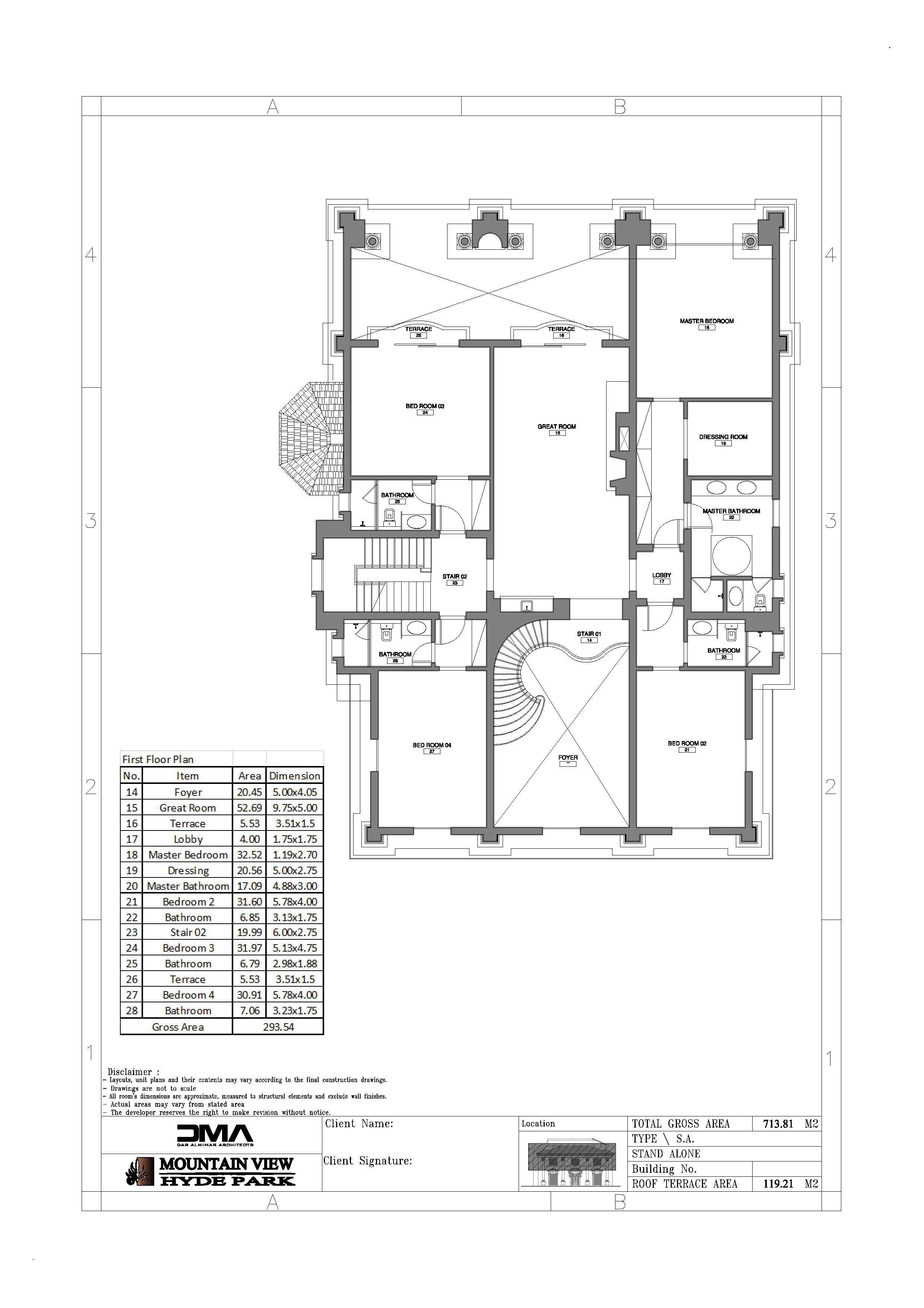 Floor Plan - Mountain View Hyde Park New Cairo