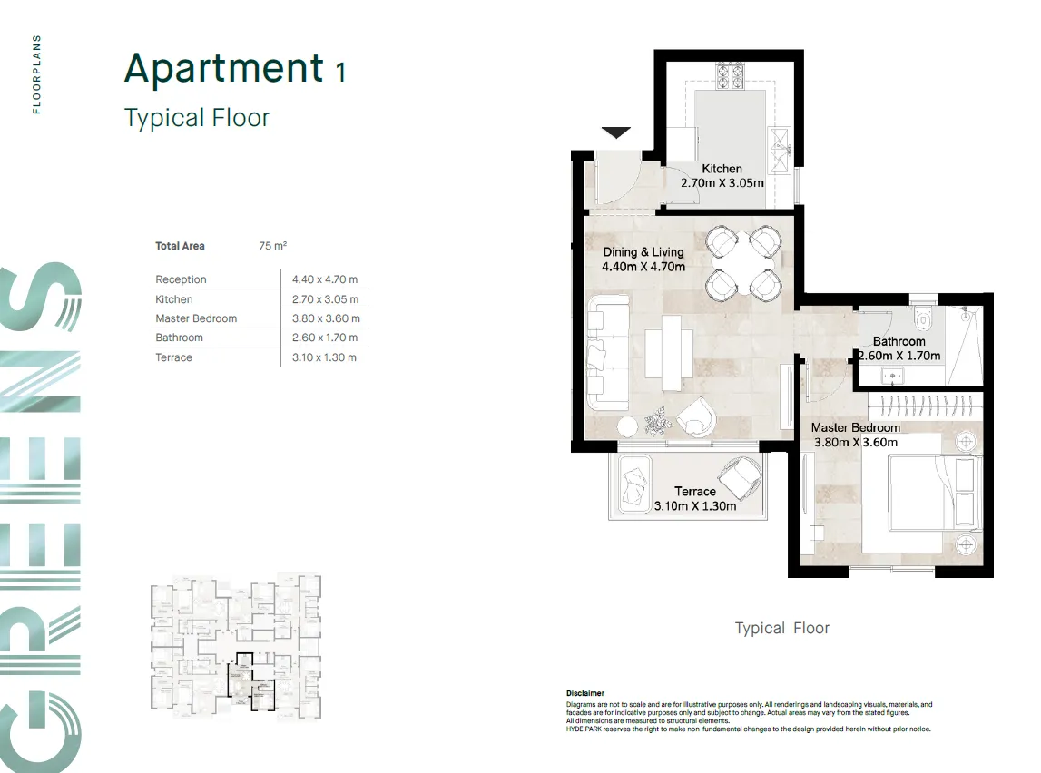 Apartment - Hyde Park New Cairo Compound