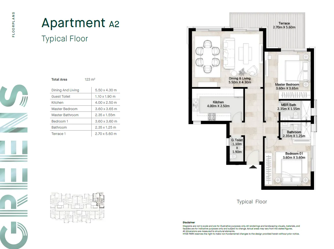 Apartment - Hyde Park New Cairo Compound