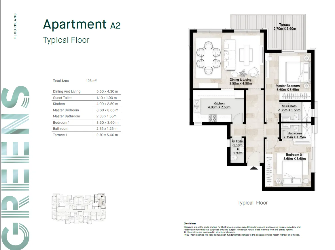 Apartment - Hyde Park New Cairo Compound