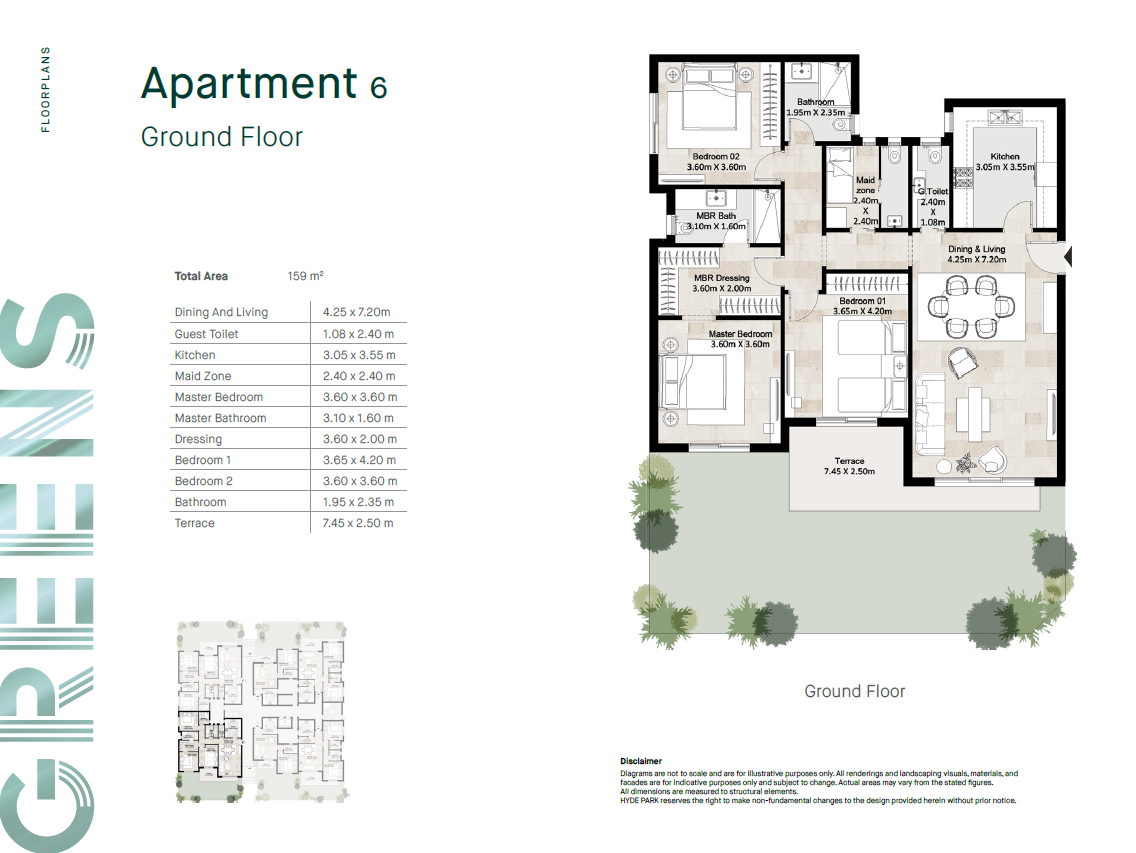 Floor Plan - Hyde Park New Cairo Compound