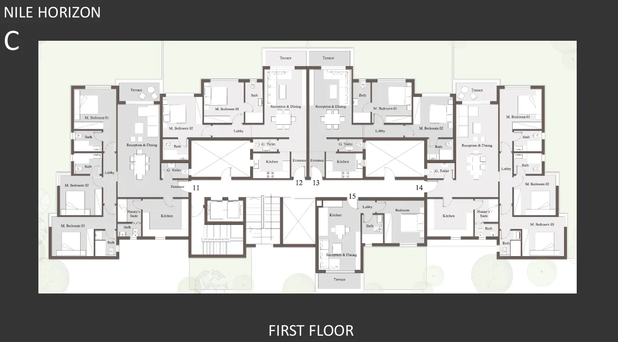 Apartment - كمبوند بالم هيلز التجمع الخامس - Palm Hills New Cairo