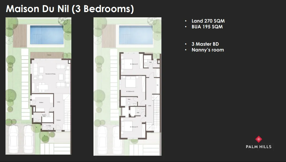 Villa - كمبوند بالم هيلز التجمع الخامس - Palm Hills New Cairo