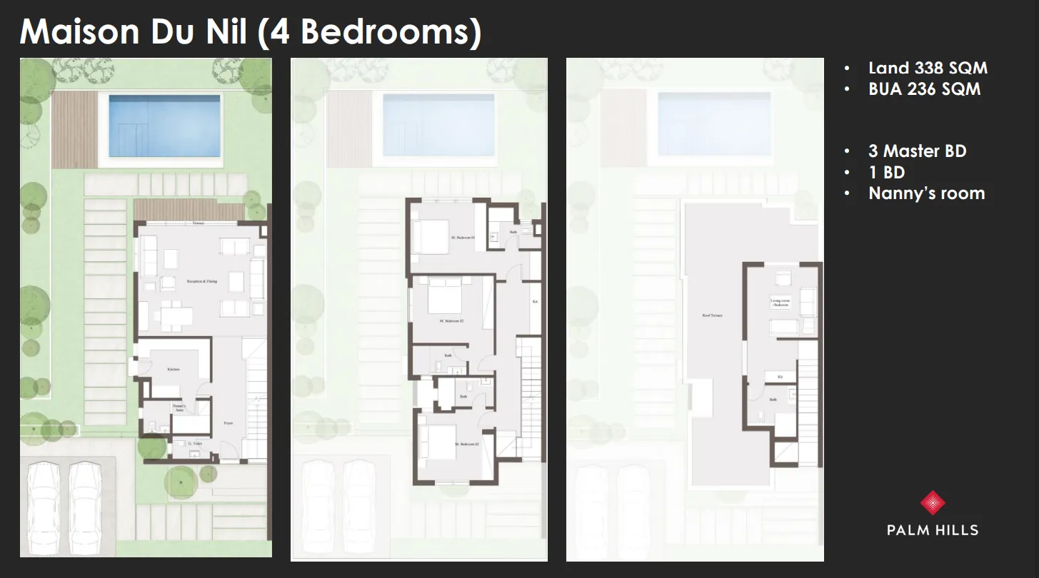 Villa - كمبوند بالم هيلز التجمع الخامس - Palm Hills New Cairo