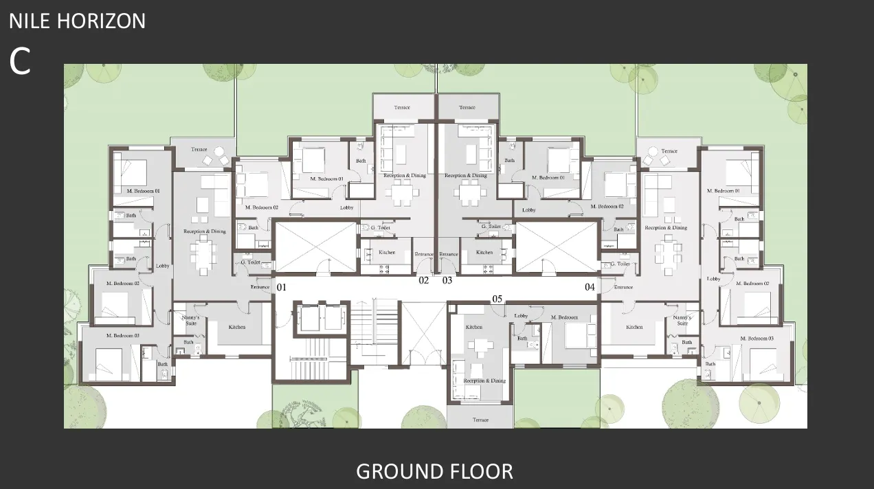 Apartment - كمبوند بالم هيلز التجمع الخامس - Palm Hills New Cairo