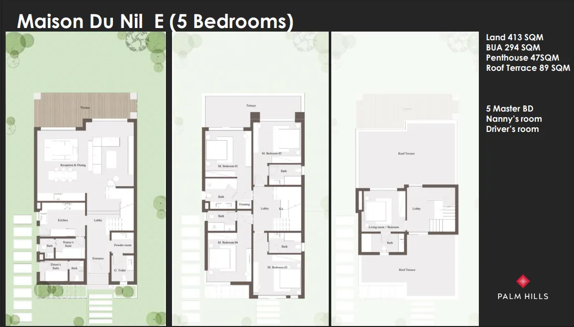 Villa - كمبوند بالم هيلز التجمع الخامس - Palm Hills New Cairo