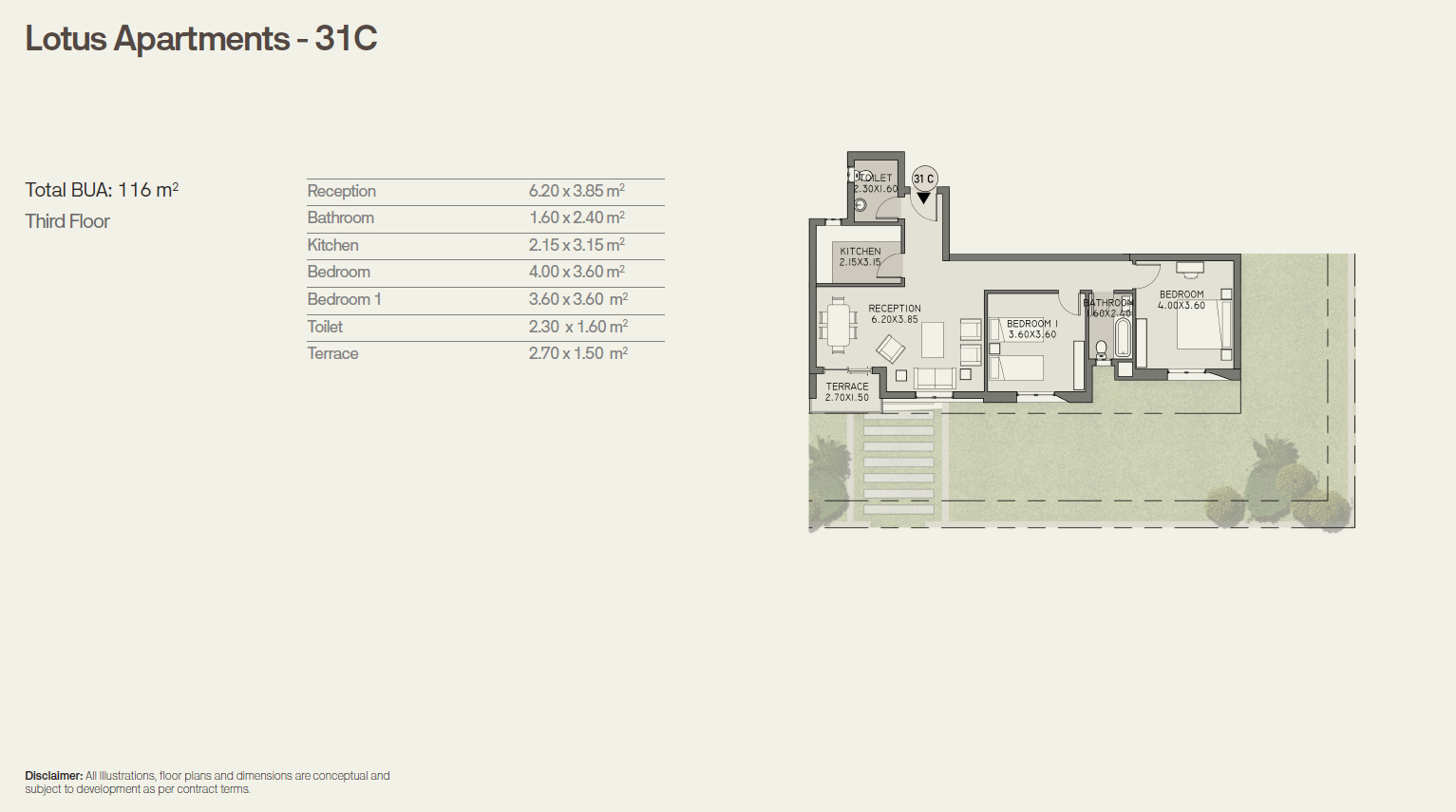 Floor Plan - تاج سيتي القاهرة الجديدة