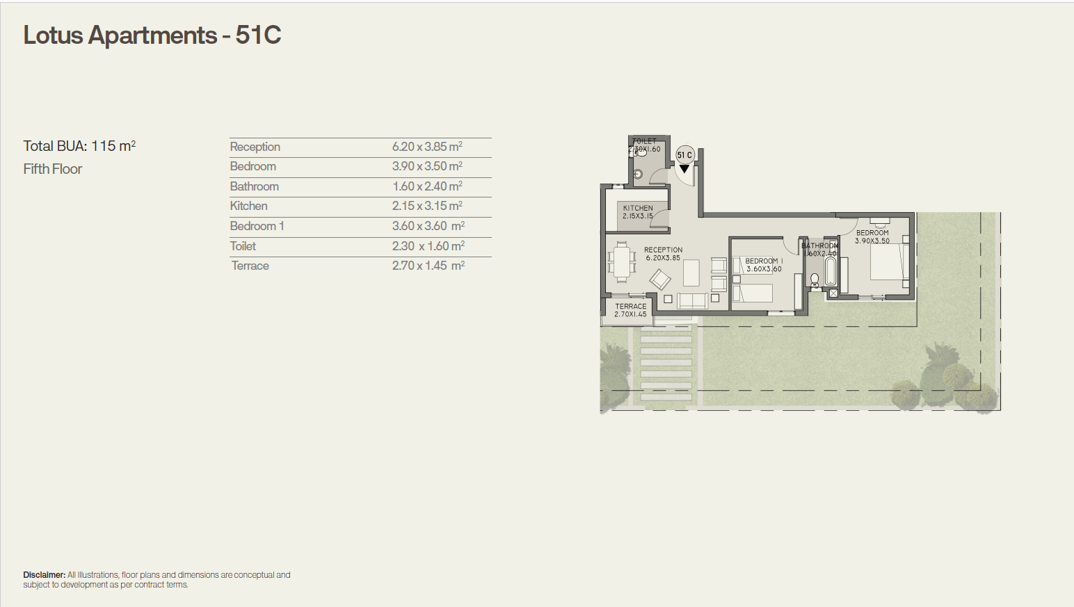 Floor Plan - تاج سيتي القاهرة الجديدة