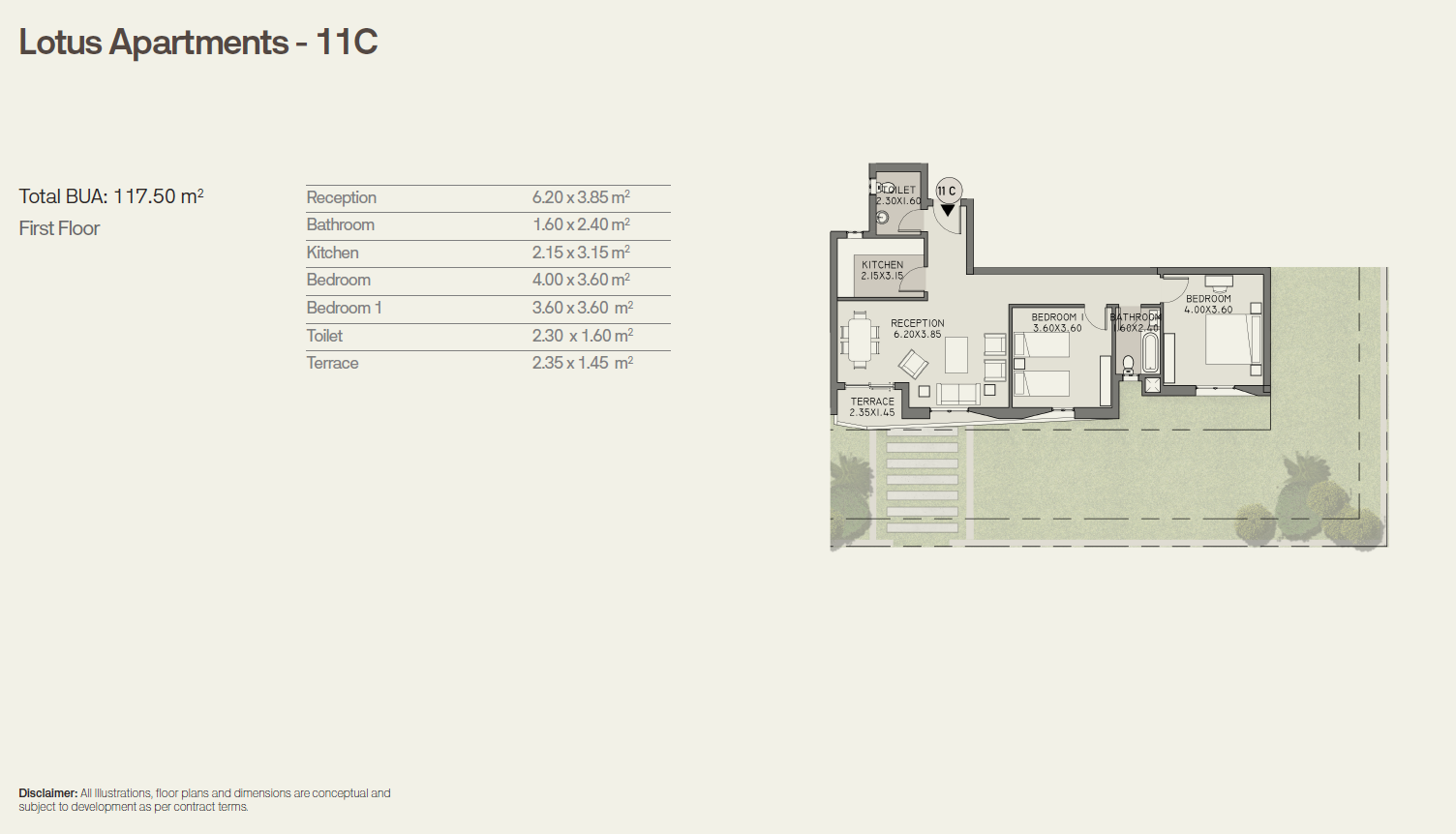 Floor Plan - تاج سيتي القاهرة الجديدة