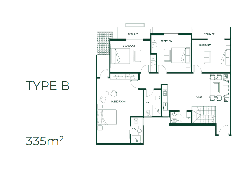 Floor Plan - كمبوند كتالان العاصمة الادارية الجديدة جيتس للتطوير العقاري - Catalan New Capital Compound