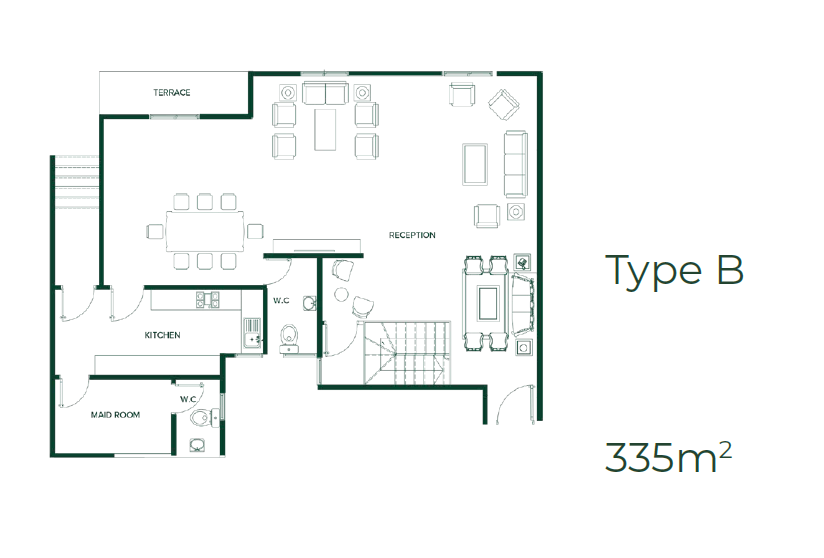Floor Plan - كمبوند كتالان العاصمة الادارية الجديدة جيتس للتطوير العقاري - Catalan New Capital Compound
