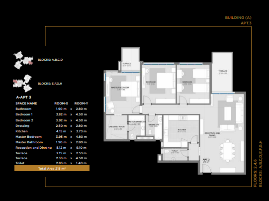 Floor Plan - Capital Way Compound New Capital The Waterway Developments