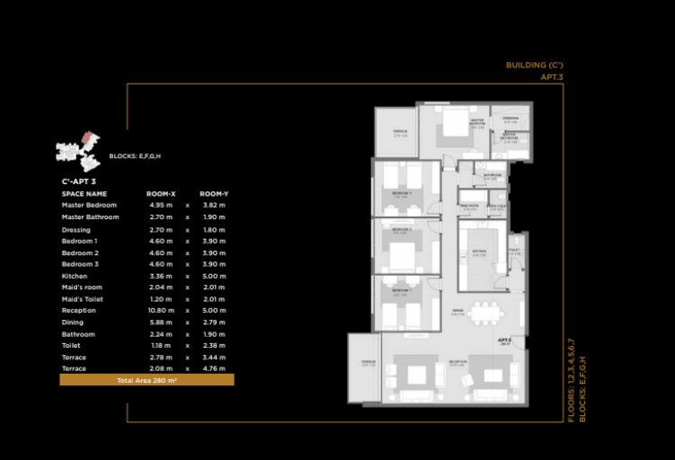 Floor Plan - Capital Way Compound New Capital The Waterway Developments
