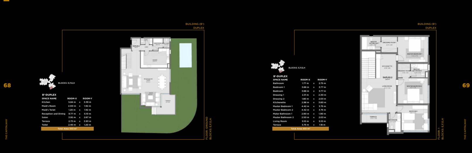 Floor Plan - Capital Way Compound New Capital The Waterway Developments