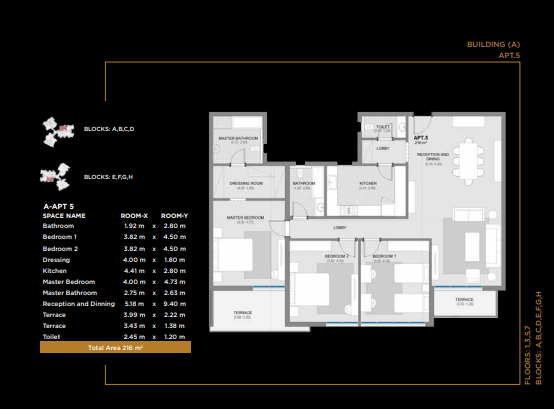 Floor Plan - Capital Way Compound New Capital The Waterway Developments